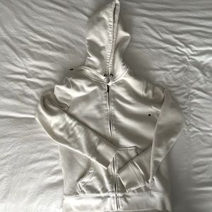 J Crew Vintage Fleece Zip Up Hoody